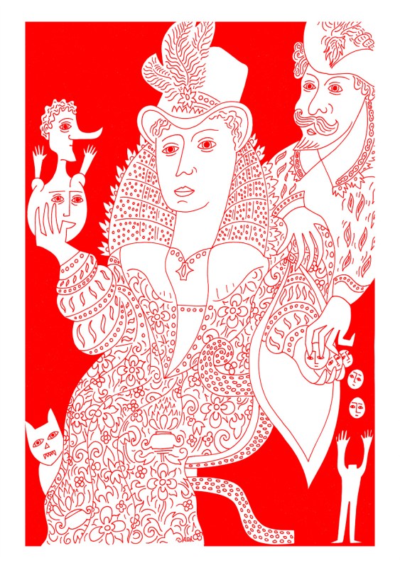 a bit of a drama. drawing