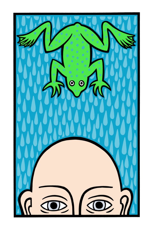 waiting for something to happen illustration