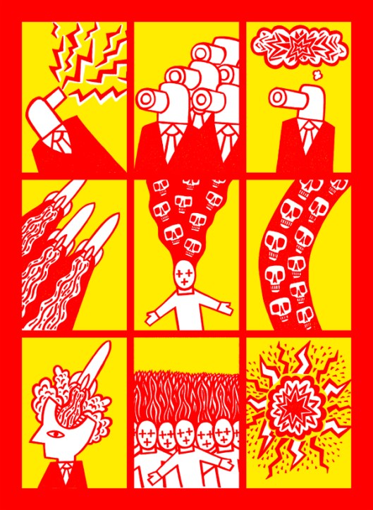 war today. war tomorrow. comic page