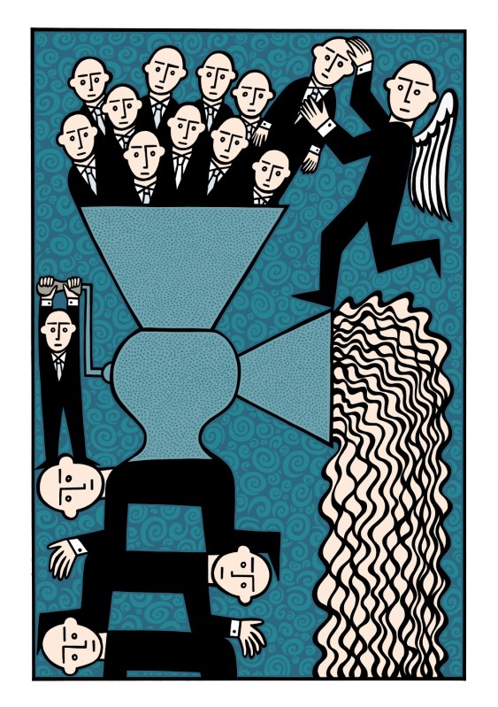 all you need is work. illustration