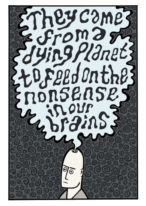 they came from a dying planet. comic