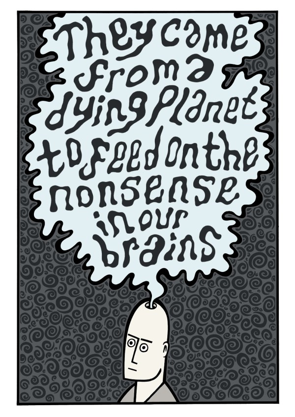 they came from a dying planet. comic