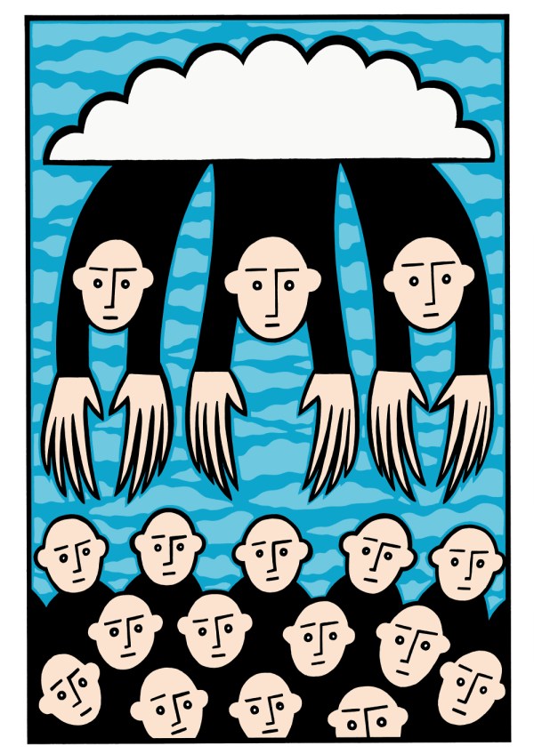 they touch us all from time to time. illustration