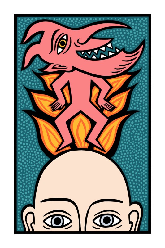 thought for today. illustration