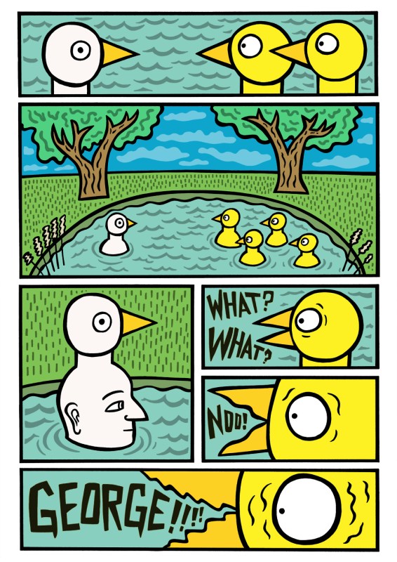 there is something wrong with george