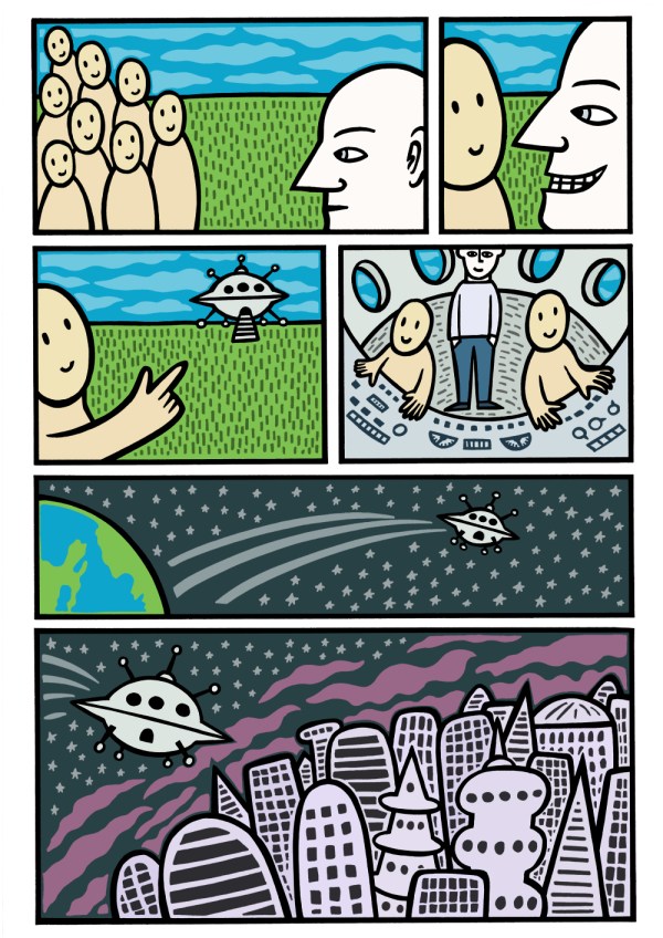 take away. comic. page 1