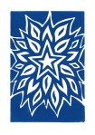 star. linocut