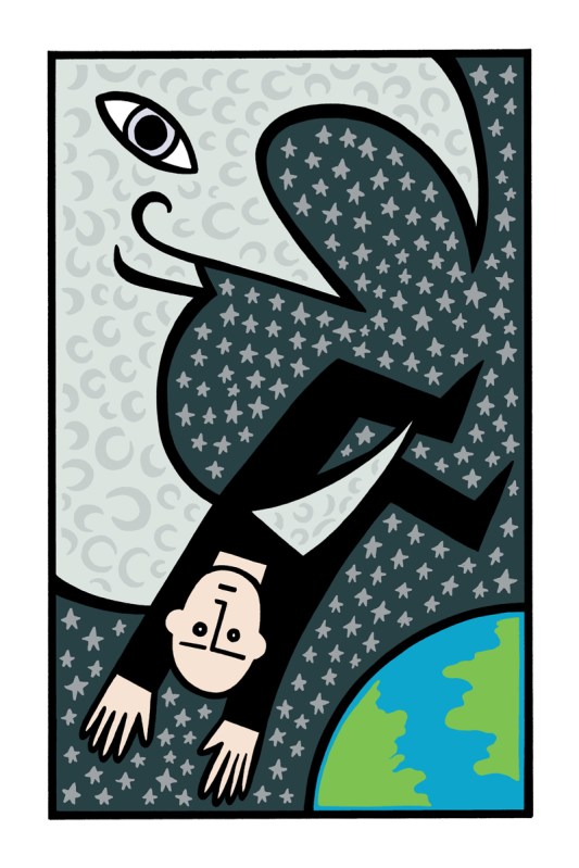 mr moon illustration