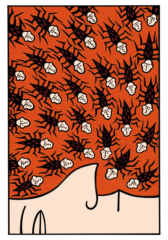 Something got up my nose today. illustration