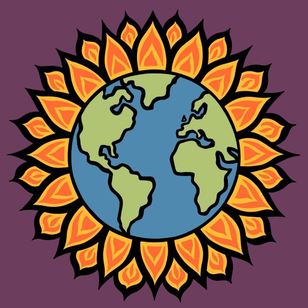 global warming illustration