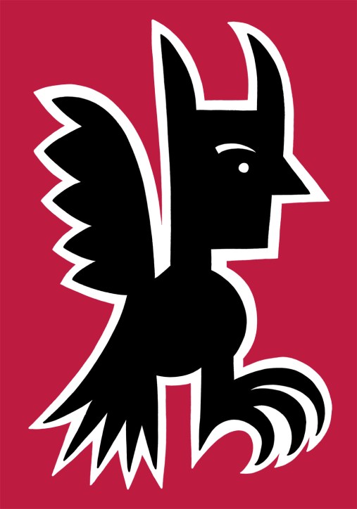 devil bird illustration
