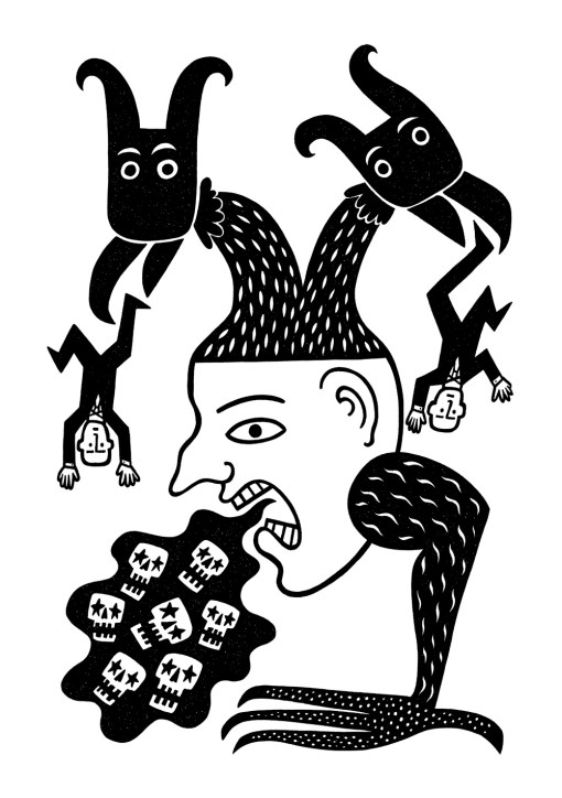 a little confused illustration